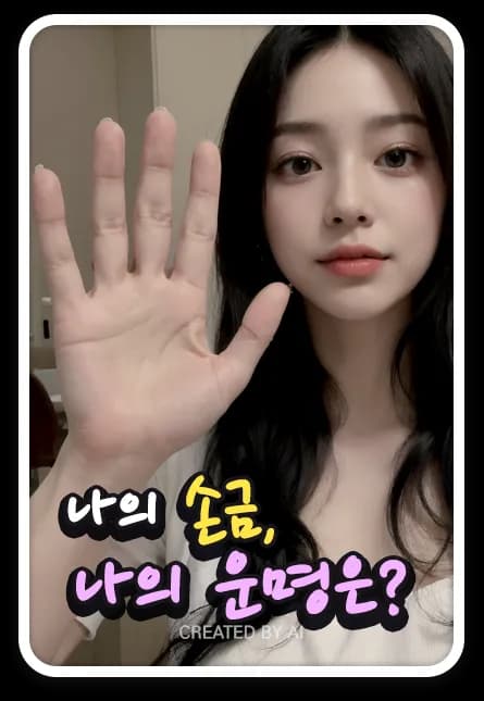 나의 손금, 나의 운명은?